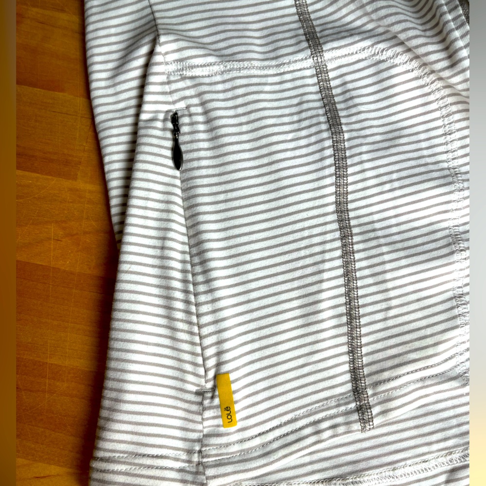 Lole Essential Striped Athletic Full-Zip Jacket - Picture 4 of 12